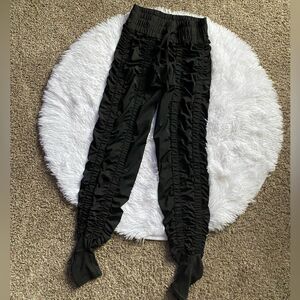 Agogie Wearable Resistance +40 Pants Black Stretchy Womens Size PM Petite Medium